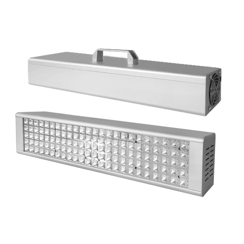 High-Power Ultraviolet Irradiation 365Nm Industrial-Grade Assembly Line Satchel Led Shadowless Uv Glue Curing Purple Light