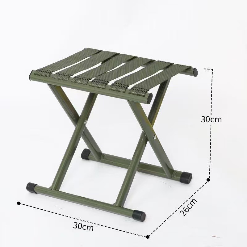 Mazar Folding Stool Thickened Small Mazar Training Chair Green Backrest Chair Train Outdoor Folding Chair Wholesale Invoicing