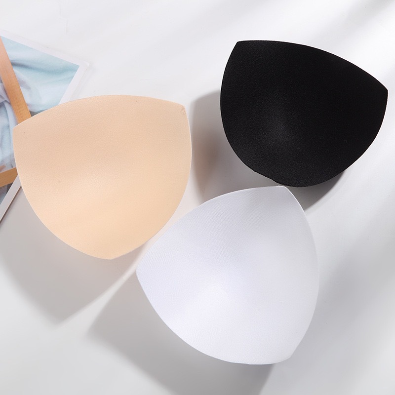 Ultra-thin Chest Pad Insert Beauty Back Underwear Anti-bump Triangle Latex Replacement Pad Sports Underwear Chest Pad Sponge Pad