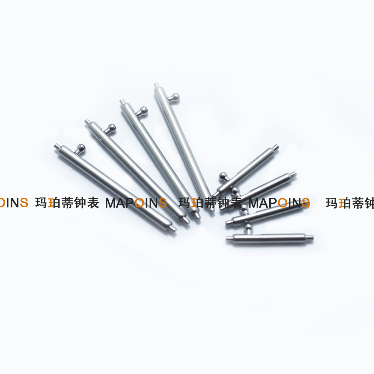 Stainless steel 304 quick release raw ear silicone smart watch with raw ear pin all-steel environmental protection switch raw ear