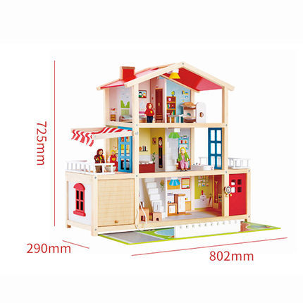 HαPE My Luxury Villa Play House Baby Small House Toy Cottage Doll House Princess Girl