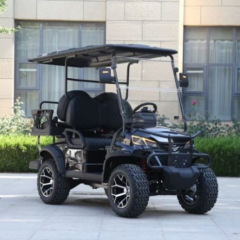 Power-Saving and Durable Golf Cart with 4 Seats and Long Battery Life. Factory Direct Supply of Golf Carts for Scenic Spots, Resorts and Hotels