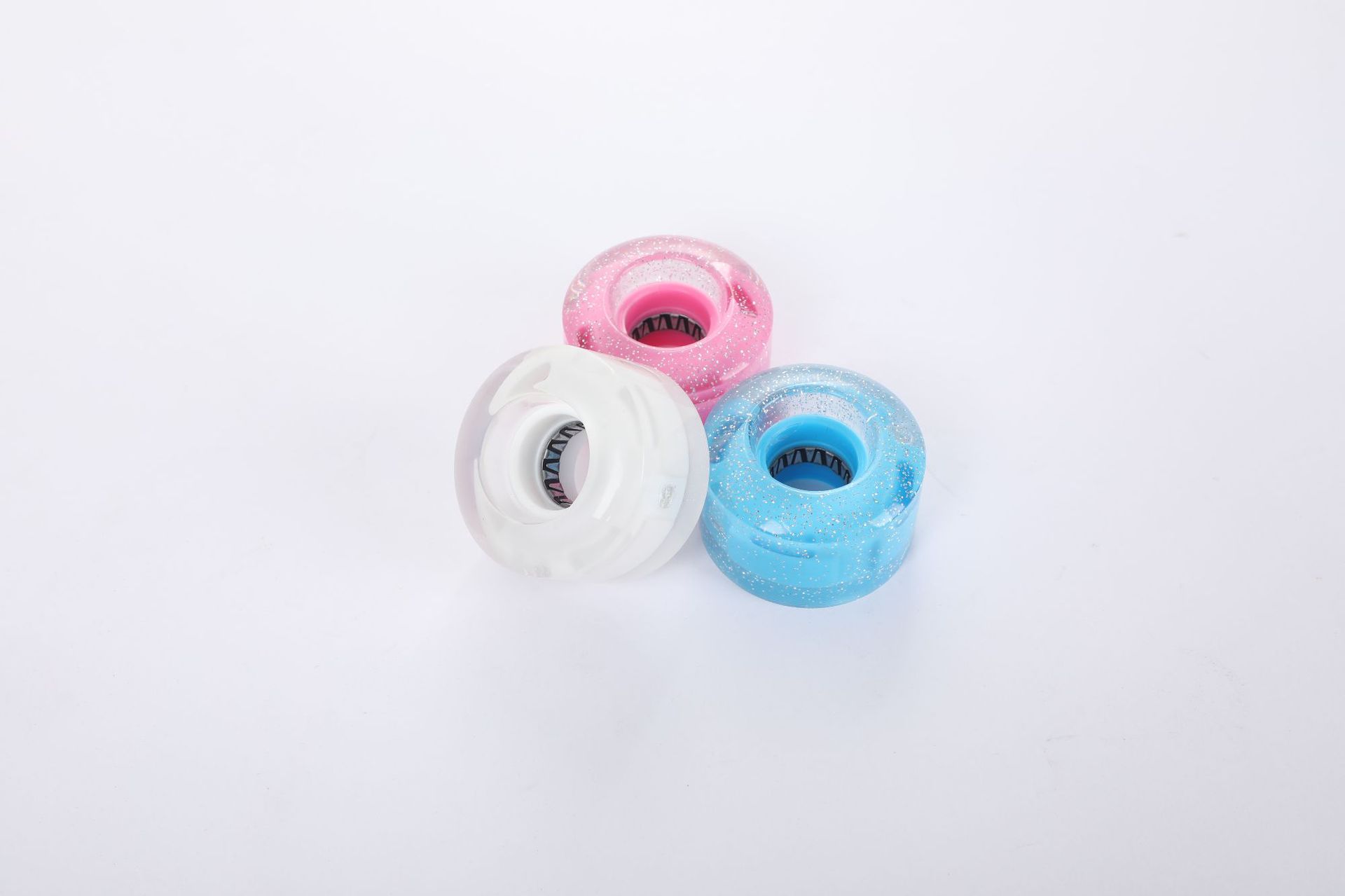 5432/5832 double row skate wheels traditional skate Pu wheel roller skate accessories flash transparent wheel