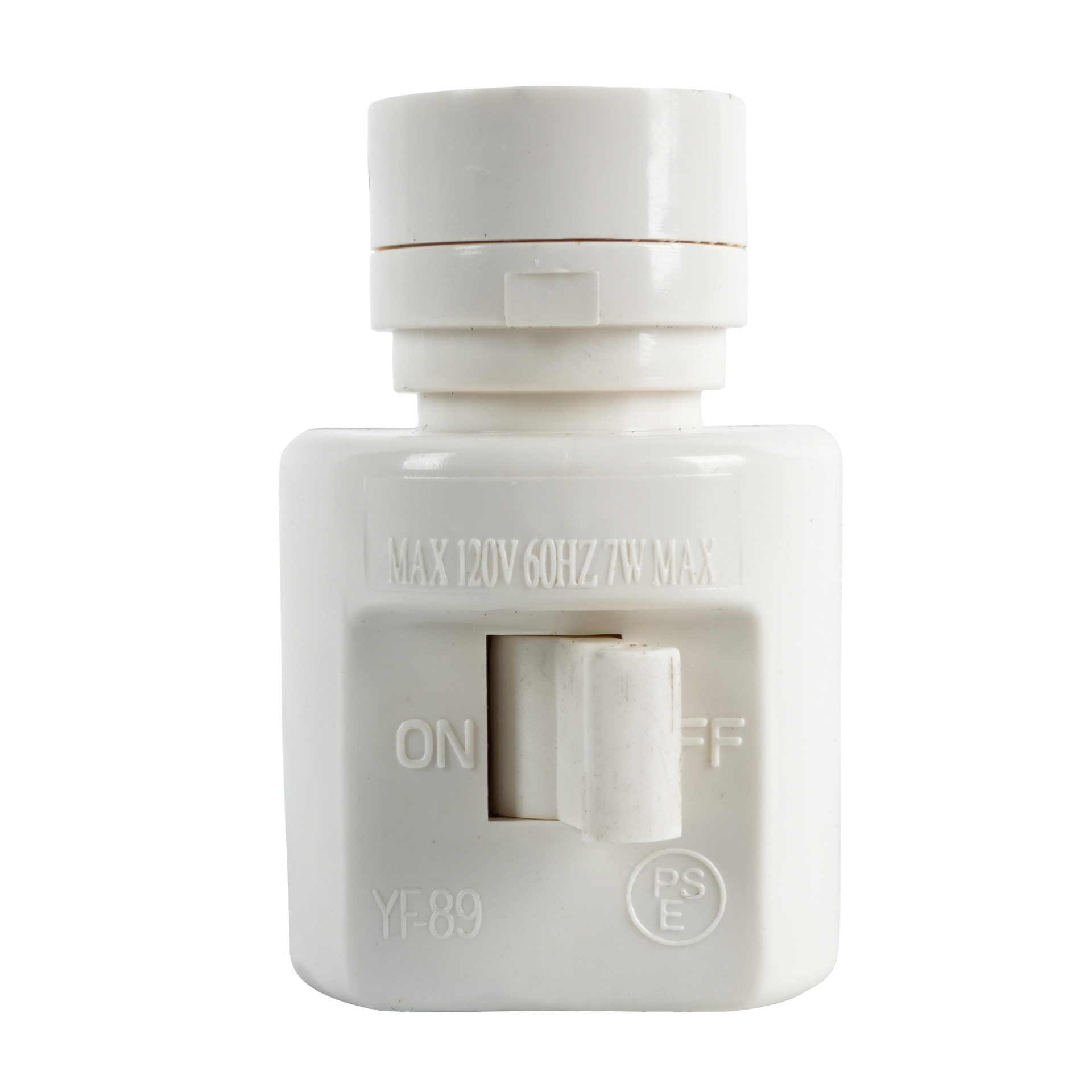 Ul 120V 60Hz 7W Max 360 °   Rotating Night Light Lamp Holder