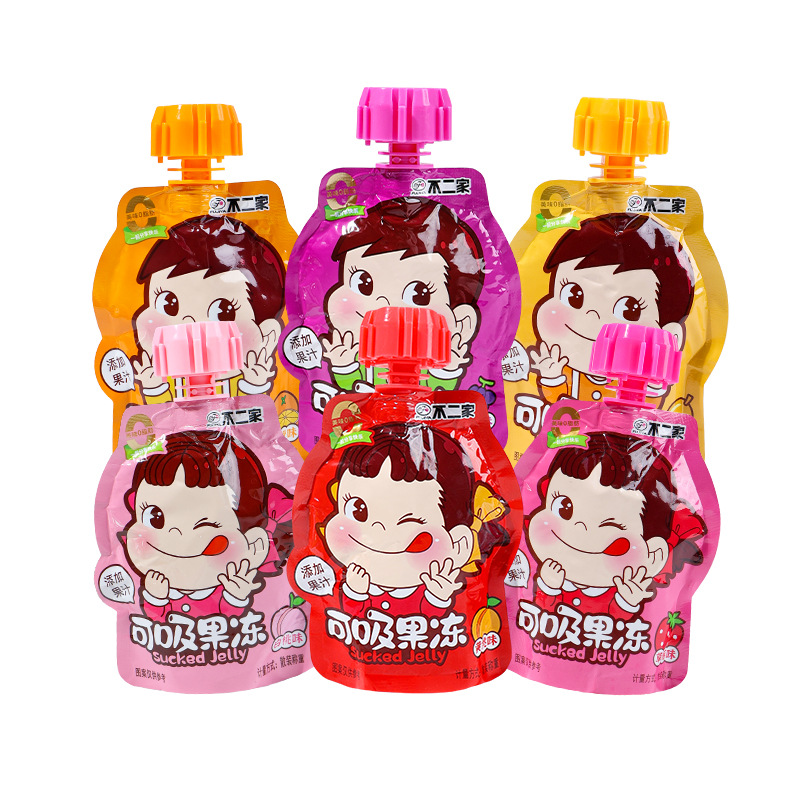 No two can suck jelly suck juice jelly baby hand gift children's day share snacks gift wholesale