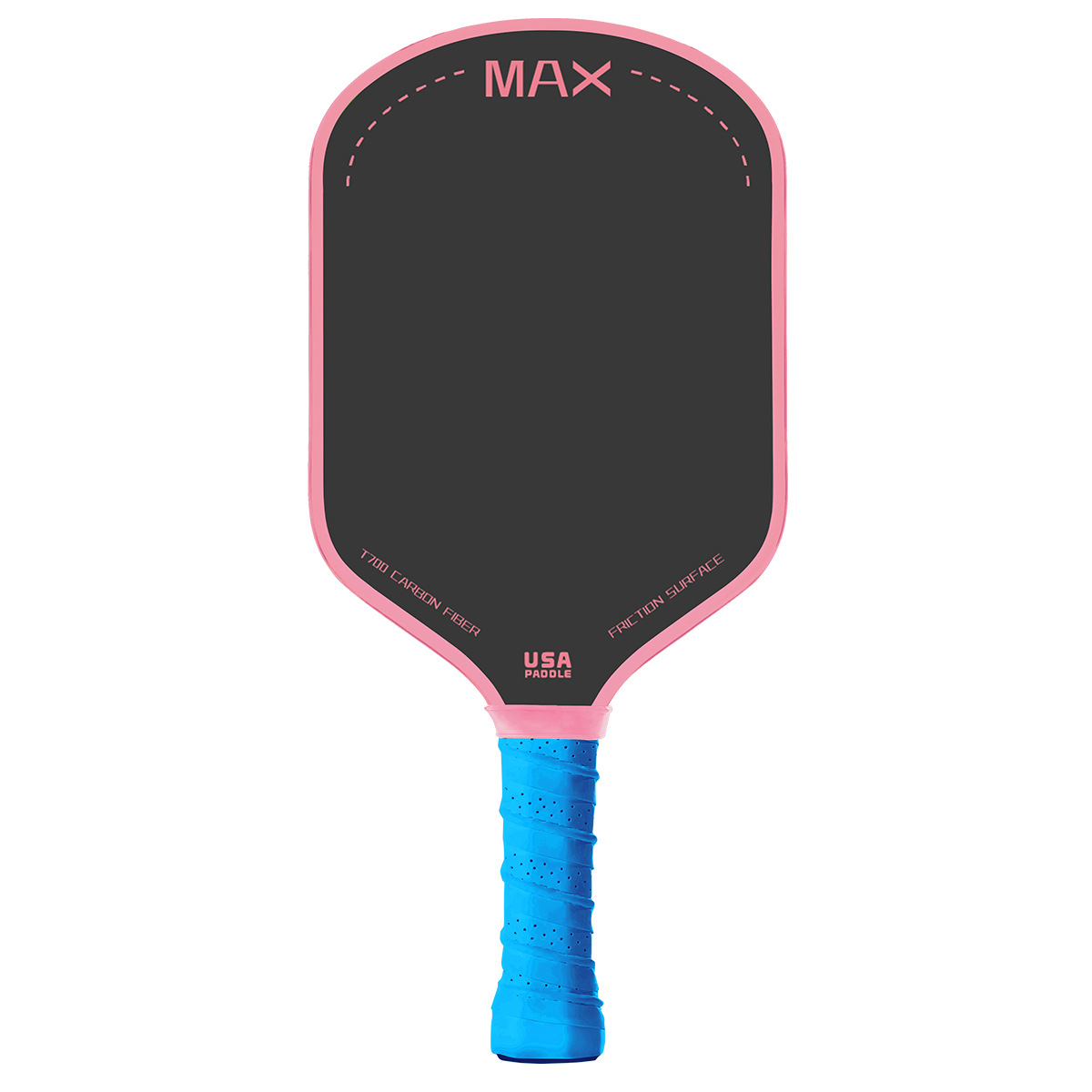 Multi-Color Pickleball Racket Accessories Can Be Selected/Customized T700 Carbon Fiber Ud Plain Weave Frosted Pickleball Racket