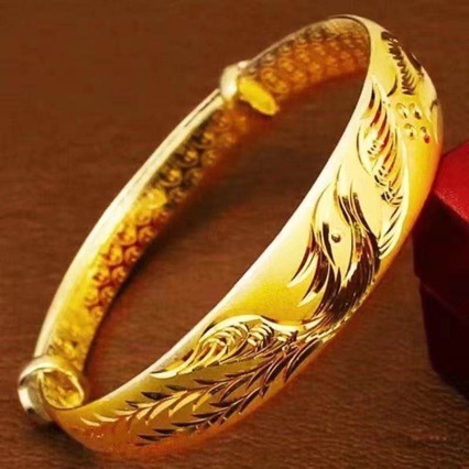 High imitation Vietnam gold bracelet Phoenix female gold plated gold Dan Phoenix bracelet simulation gold color