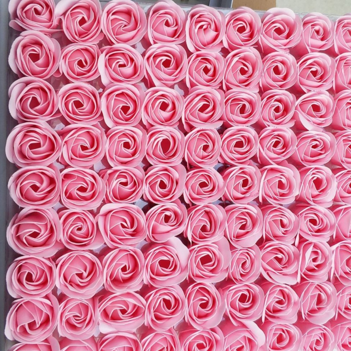 Yiwu Source Manufacturer Wholesale Without Base, 4.0/3.5cm Soap Flower Soap Flower Head, Rose Flower Head,