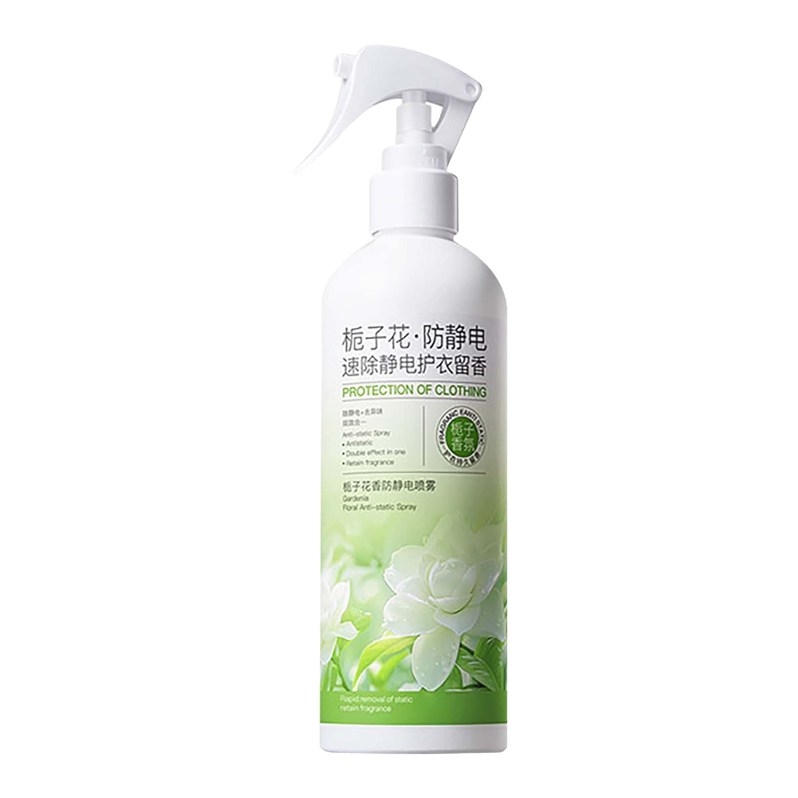 Customized Anti-Static Spray for Clothes, Fabric Softener with Long-Lasting Fragrance, Odor Removal, and Magical Static Removal for Hair