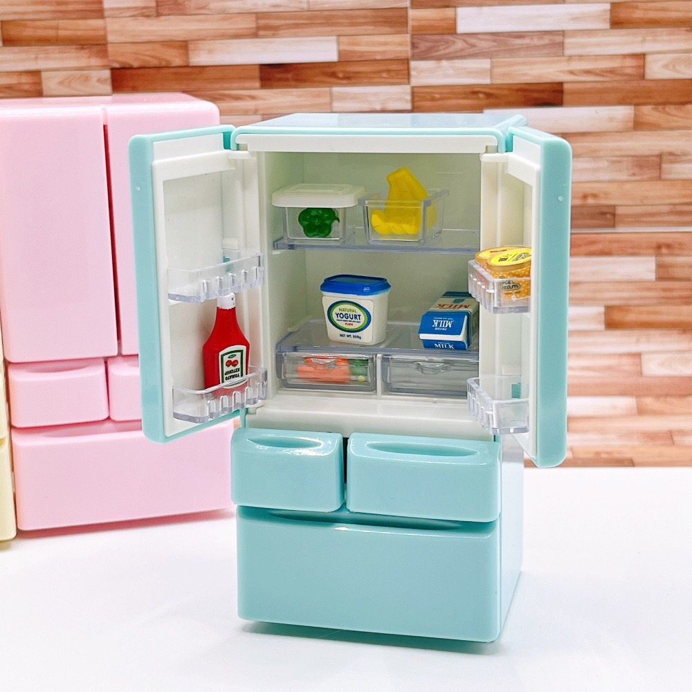 Мини мебель 1:12 двухдверный холодильник для кукольного домика детский игровой домик