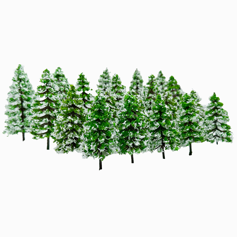 Sand Table Model Tree Mini Cedar Tree Scene Micro Landscape Small Tree Handmade DIY Landscaping Finished Plastic Cedar Tree