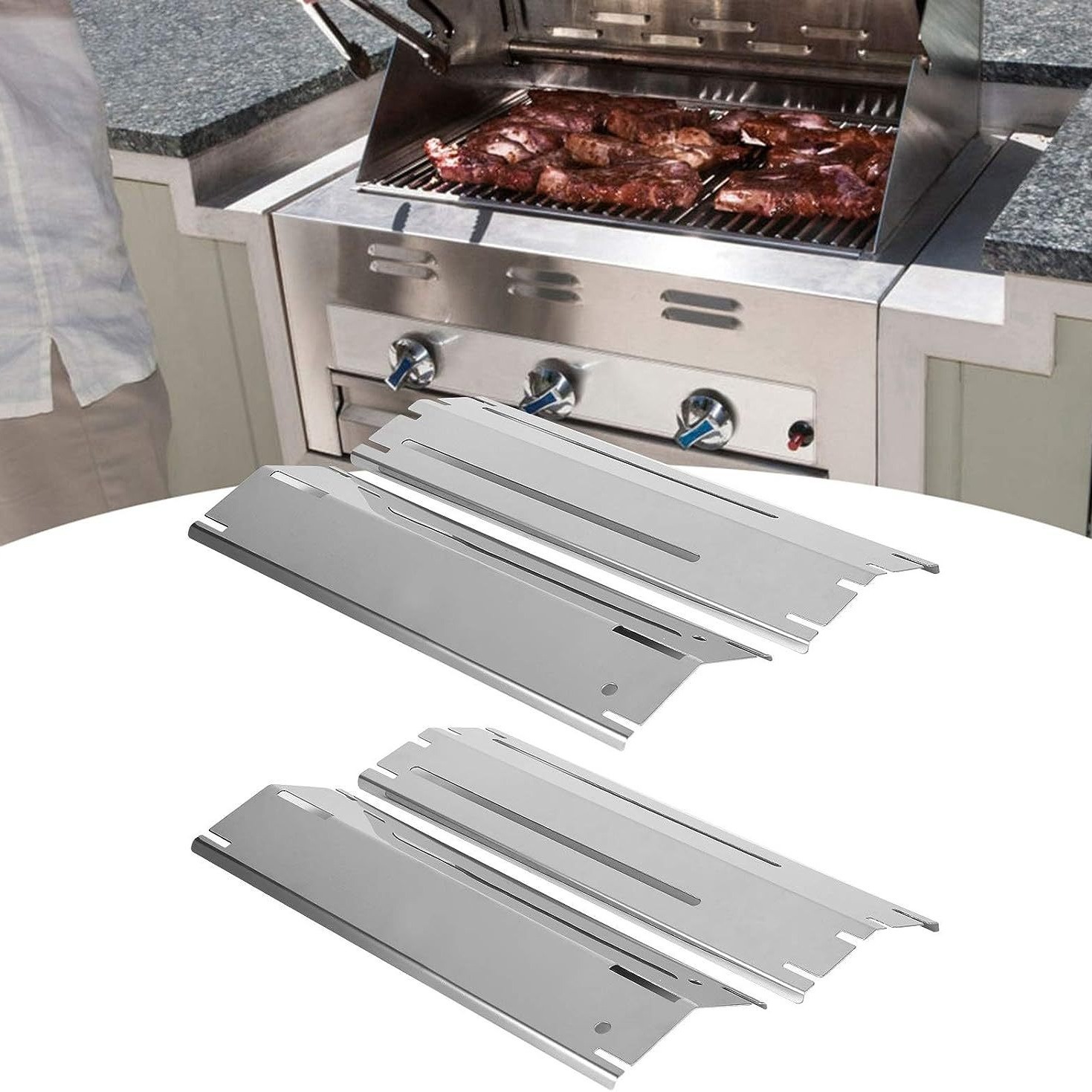 Amazon's Hot-Selling 84004 Adjustable Oven Hot Plate Fire Shield Fire Plate Enamel Hot Plate, Oven Accessories