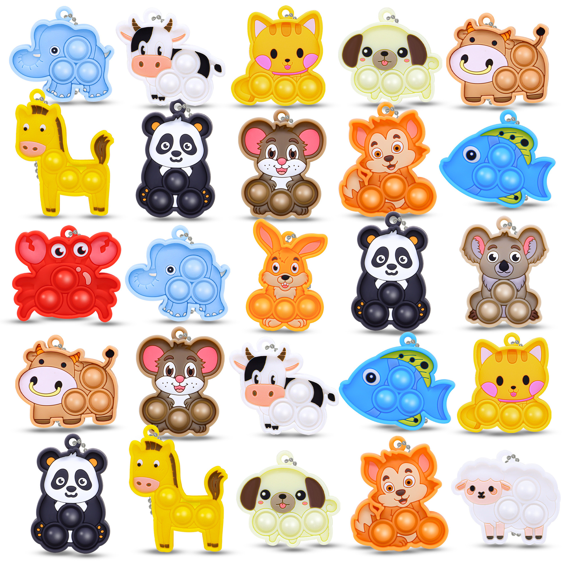 Ключница противогрызун, музыкальный комплект, животная игрушка для снятия стресса