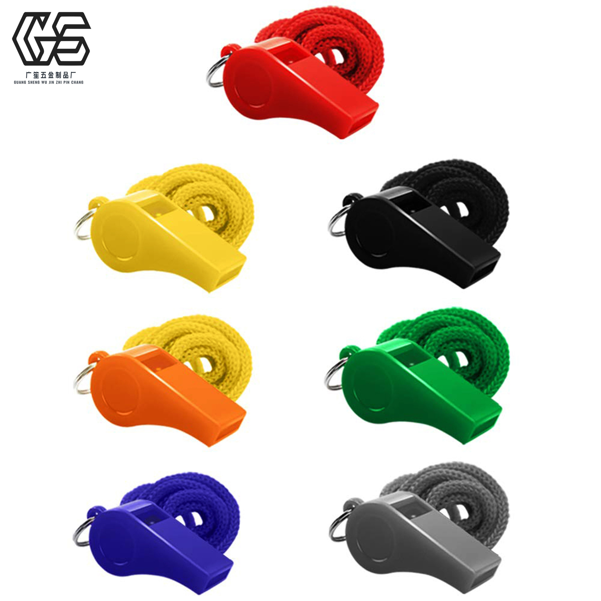 Abs Plastic Whistle Colorful Whistle Cork Bead Whistle