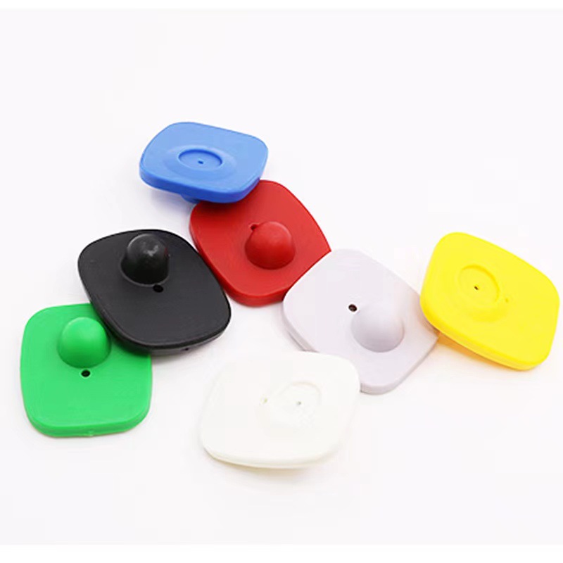 Anti-theft magnetic buckle black small square buckle radio frequency anti-theft Buckle store clothing store supermarket shopping mall anti-theft magnetic buckle anti-theft buckle