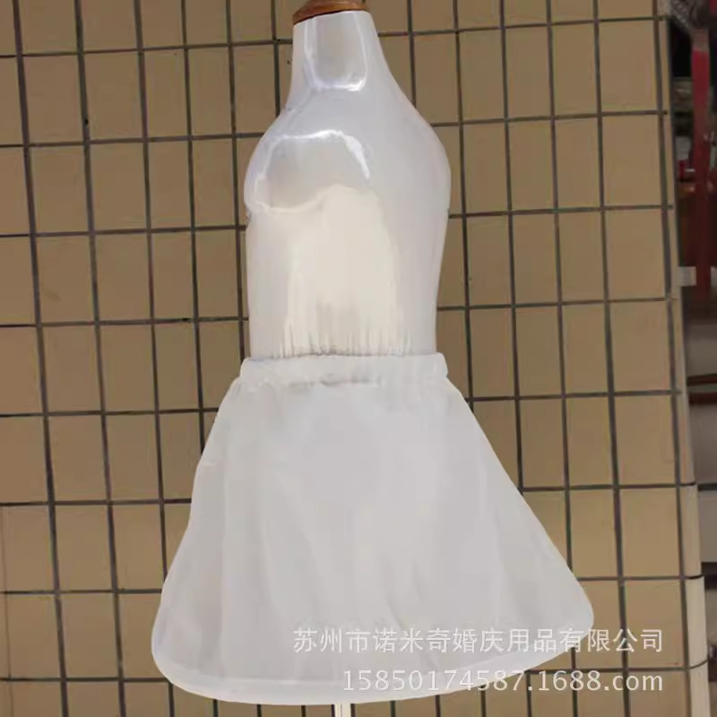 Factory supply flower skirt with fluffy white skirt children's violence Petticoat