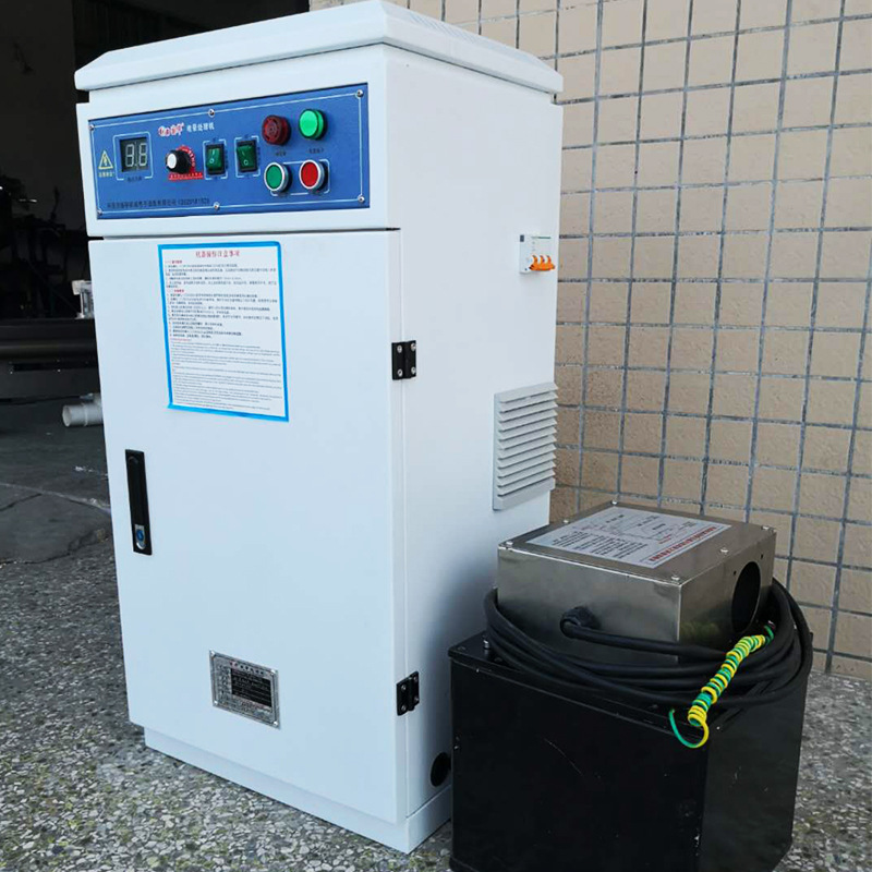 4Kw8Kw Corona Machine Plastic Film Corona Treatment Machine Pp/Pet Film Surface Treatment Machine Electrosparking Treatment Machine