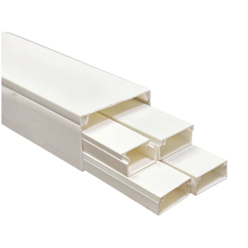 Foreign Trade Wire Protection Wiring Trough Commercial Cable Trough Surface-Mounted Pvc Coloring Nail-Free Plastic Wire Trough