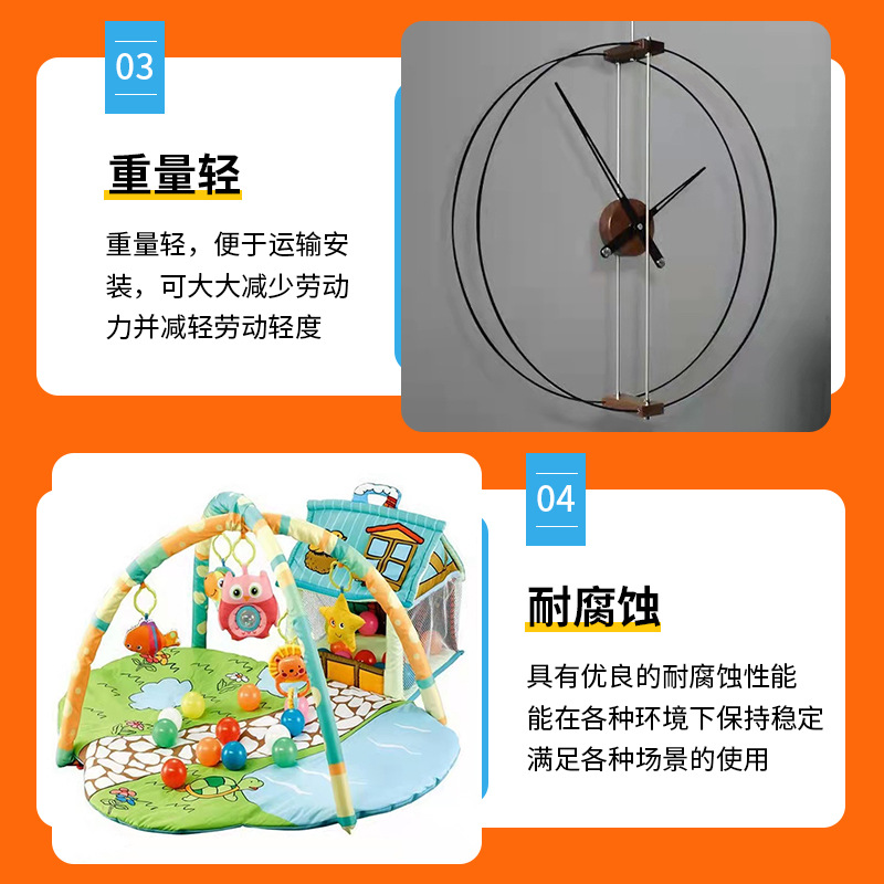 High Strength and High Toughness Fiberglass Rod Solid Rod Corrosion-Resistant Lightweight Convenient Wall Clock School Bag Support Rod Wholesale