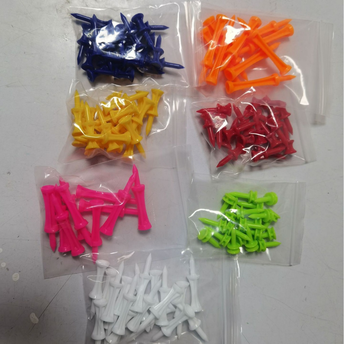 New golf wheel shaped ball nail limit ball nail golf TEE 25 31 37 43 51 57 70mm