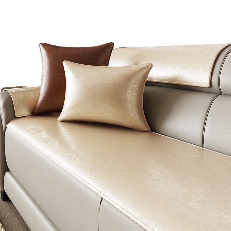 Summer Leather Sofa Cushion Non-Slip Leather Seat Drying Sofa Cushion Special Cover Summer New Summer Leather Cushion
