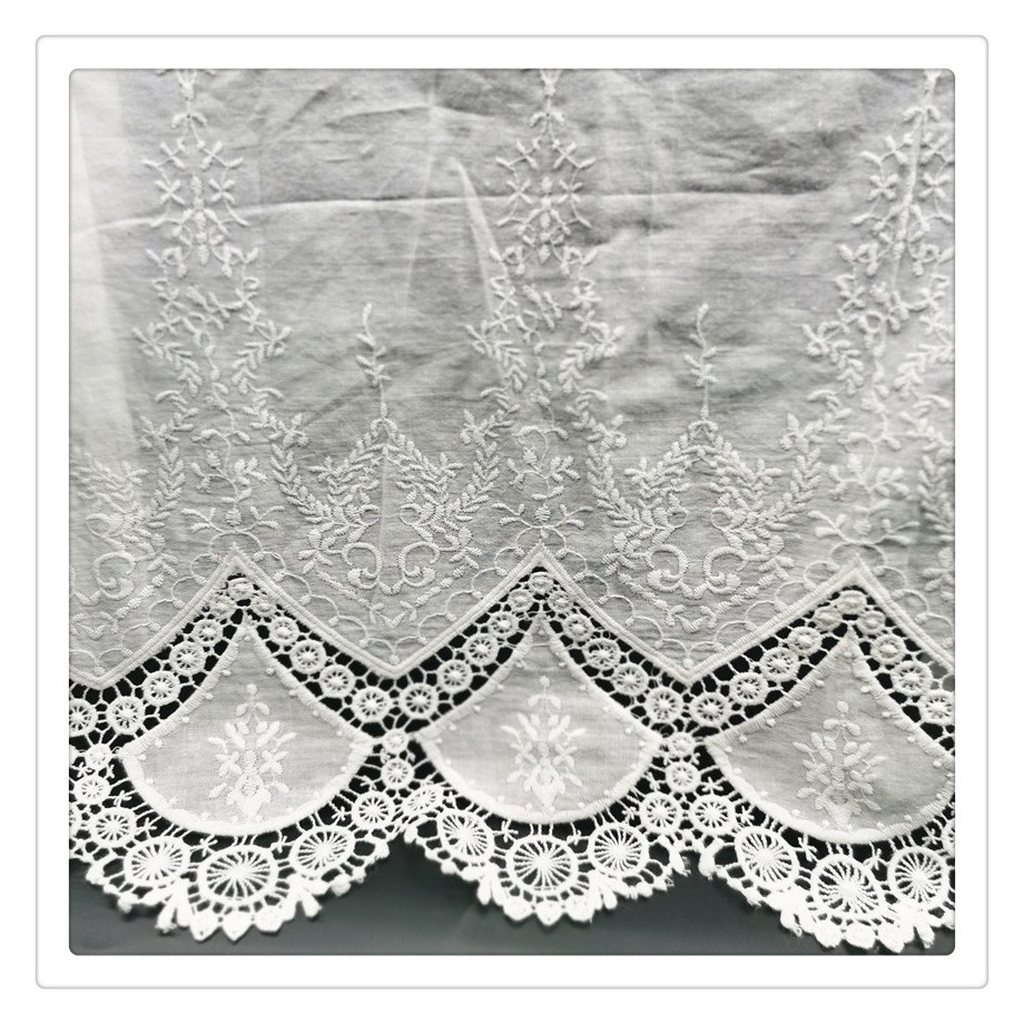 Ready Supply of Cotton Water-Soluble Embroidery, Lace Embroidery, New Stereo Dress Fabric, Water-Soluble Lace
