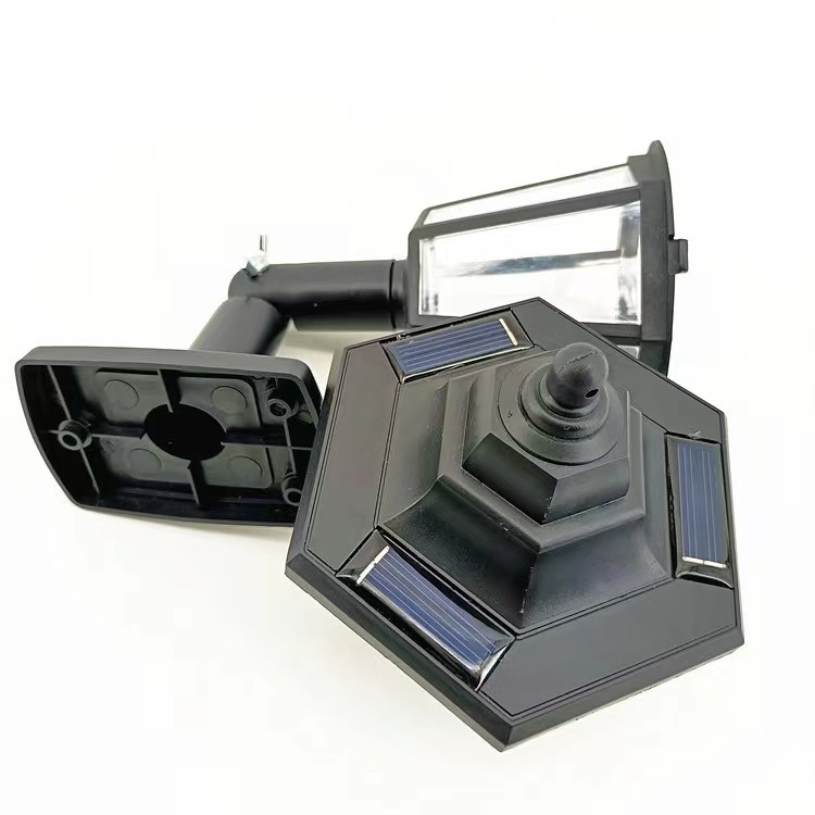 E-commerce cross-border solar hexagonal wall lamp Palace Lamp garden lamp outdoor light control new Villa decorative lamp manufacturers