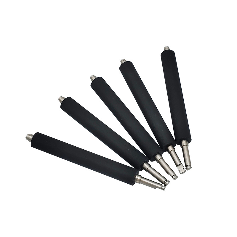 Silicone Pu Rubber Roller Micro Printer Polyester Ammonia Rubber Roller Rubber-Coated Roller Brand Movement Paper Pressure Roller
