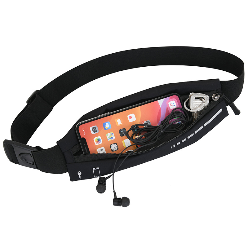 Multifunctional Running Sports Belt Mobile Phone Waist Bag Men's Work Women's Summer Fashion Compact Anti-Theft Invisible Elastic