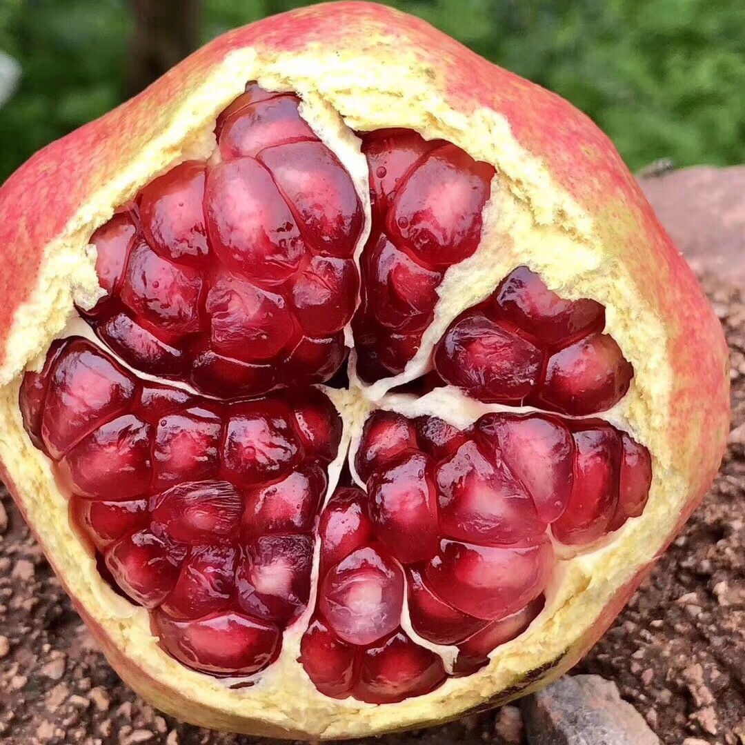 Гранат Тунисский мягкосеменной, 8 крупных фруктов, подарочная коробка сезонных фруктов
