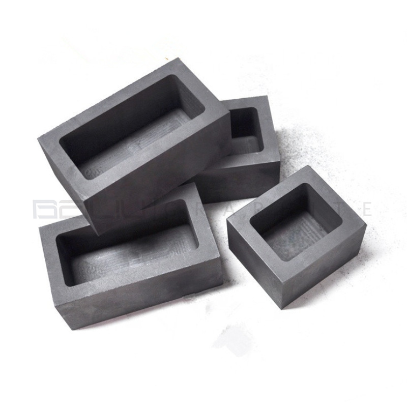 Manufacturer Customized High-Purity Graphite Crucible, High-Temperature-Resistant Graphite Square Crucible, Graphite Tank, High Strength, High Density, Antioxidant
