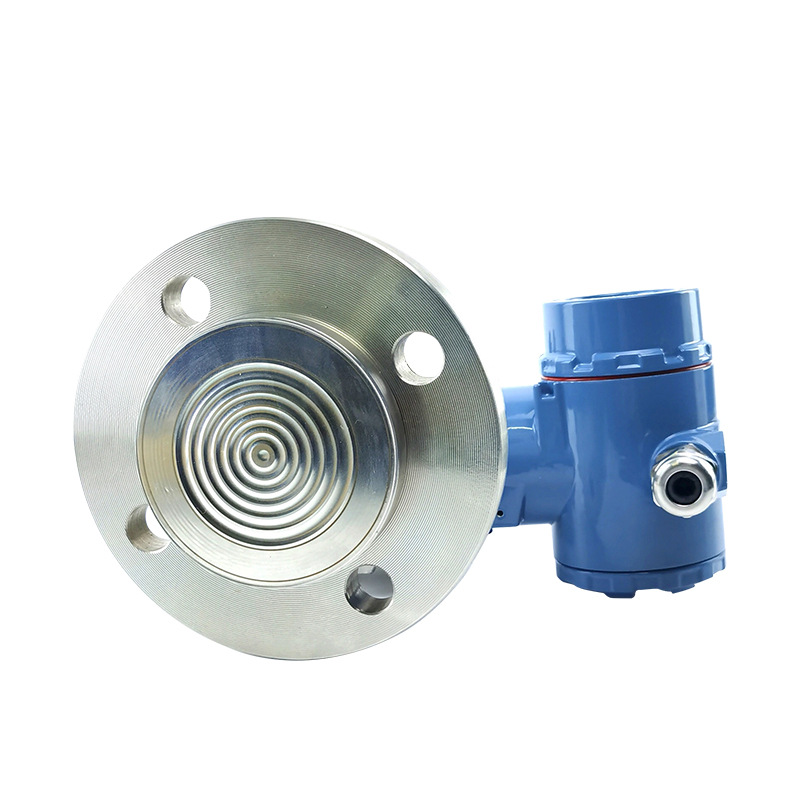 Single Flange Pressure Transmitter Remote Transmission 4-20Ma Diaphragm Type Intelligent Differential Pressure Sensor Single Flange Level Meter