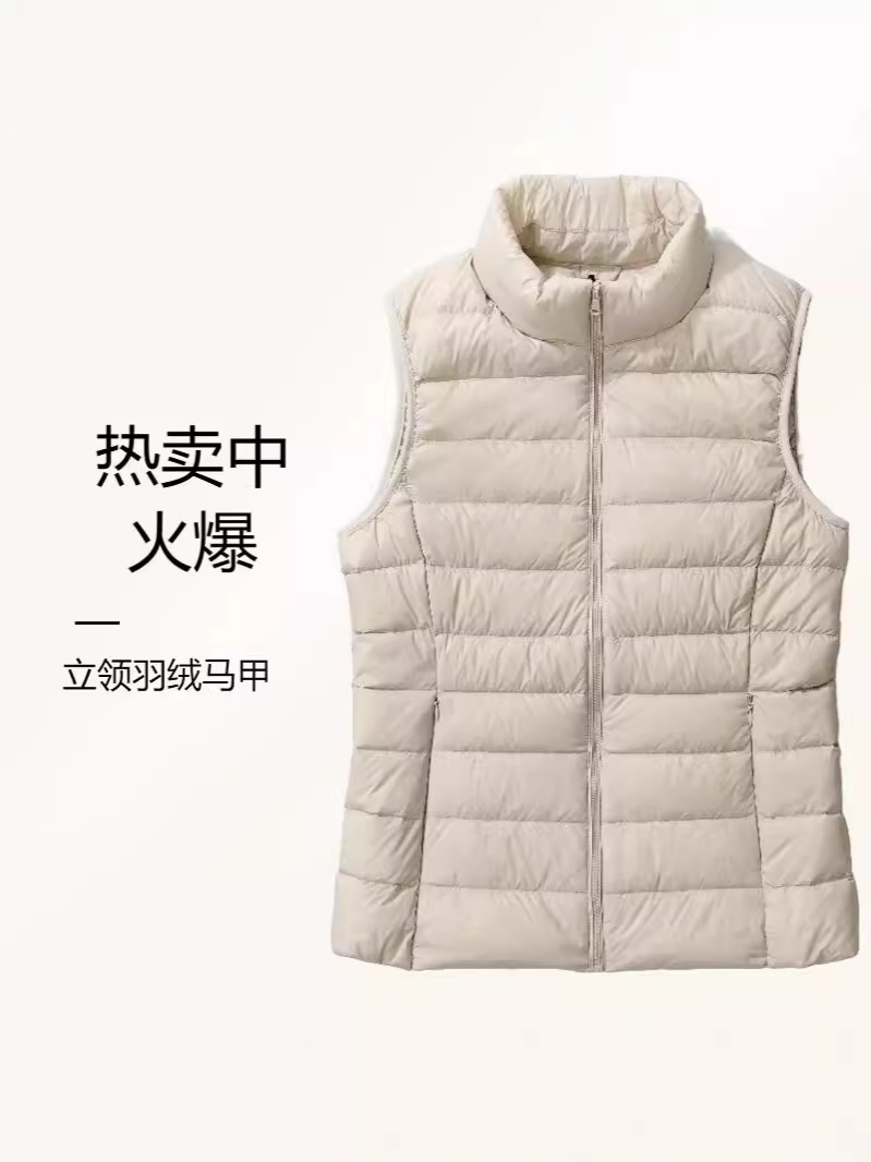 Жилет для женщин, короткий, легкий, зимний, без рукавов, верхняя одежда