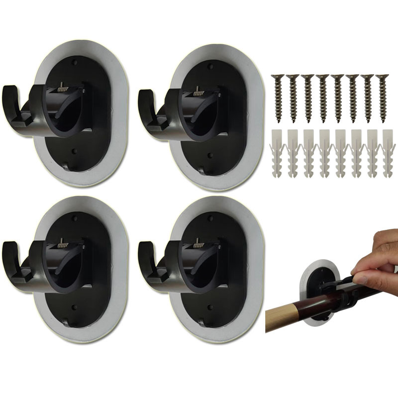 Curtain rod hanging support wholesale curtain rod clip holder punch-free adhesive bracket clip cross Rod curtain rod sticky hook