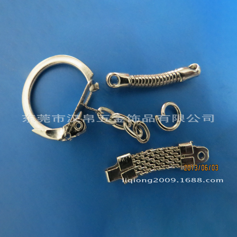 Toy Key Ring Ring Painted Key Chain Snake Chain Key Chain Metal Chicken Key Chain Round Chain