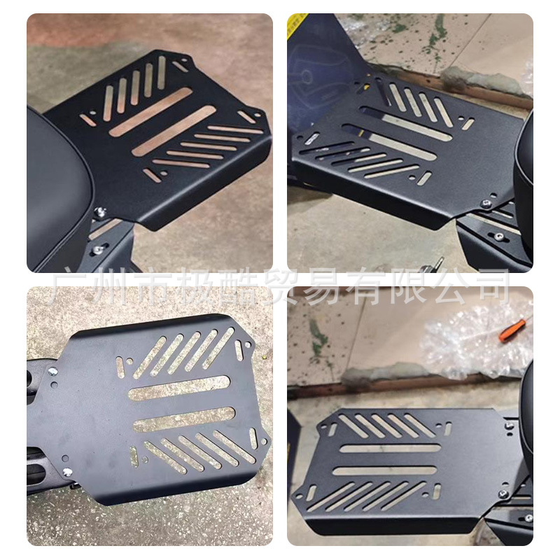 Suitable for Mavericks Electric Car Miracle Niu N8 U+B Tail Box Extension Plate Extension Metal Bracket Rear Seat Iron Pad Rack