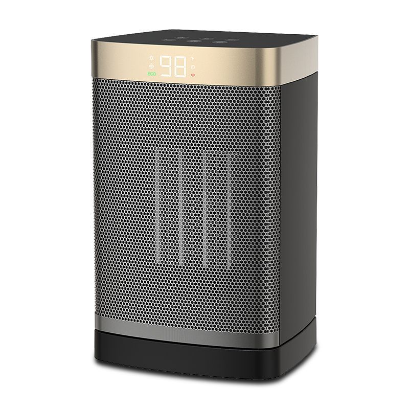 1500W intelligent constant temperature moving head heater household desktop remote control heater PTC small heating and cooling electric heater