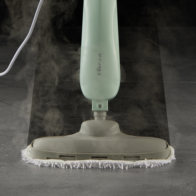 Bear Steam Mop Household Electric High-Temperature Sterilization and Mite Removal Floor Cleaning Machine Mopping Floor Washing Machine Vacuum Cleaner Companion