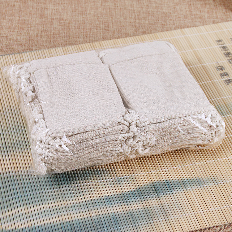 Original Color Linen Drawstring Pouch Large Capacity Bag for Storing Cultural Items, Jewelry, and Everyday Essentials