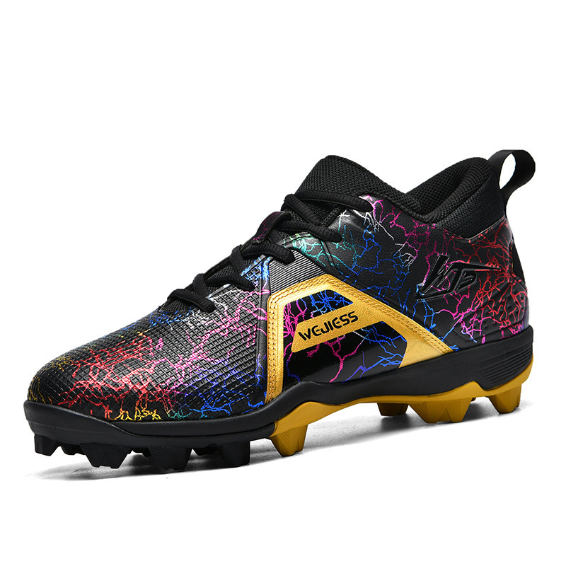 Cross-border Rugby Shoes Men's Outdoor Non-slip Wear-resistant Training Fixed Rubber Studs Professional Training Anti-sideslip Baseball Shoes