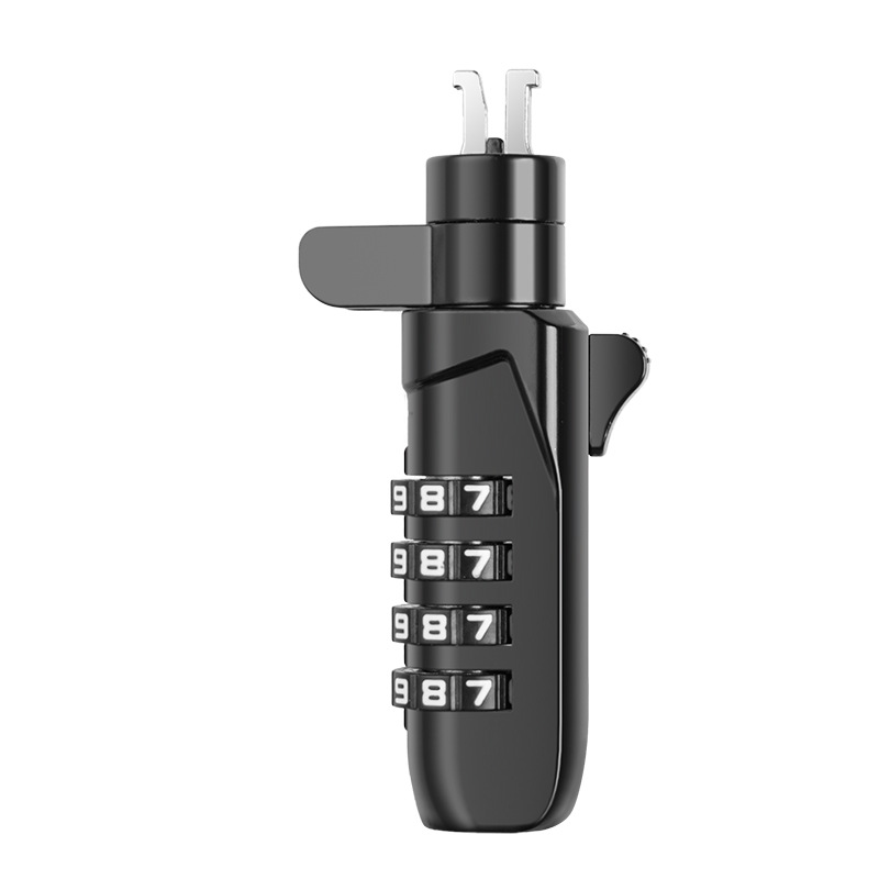 Manufacturer Wholesale 6*2.5 Keyhole Laptop Lock Tablet Anti-Theft Password Lock Steel Cable Computer Lock