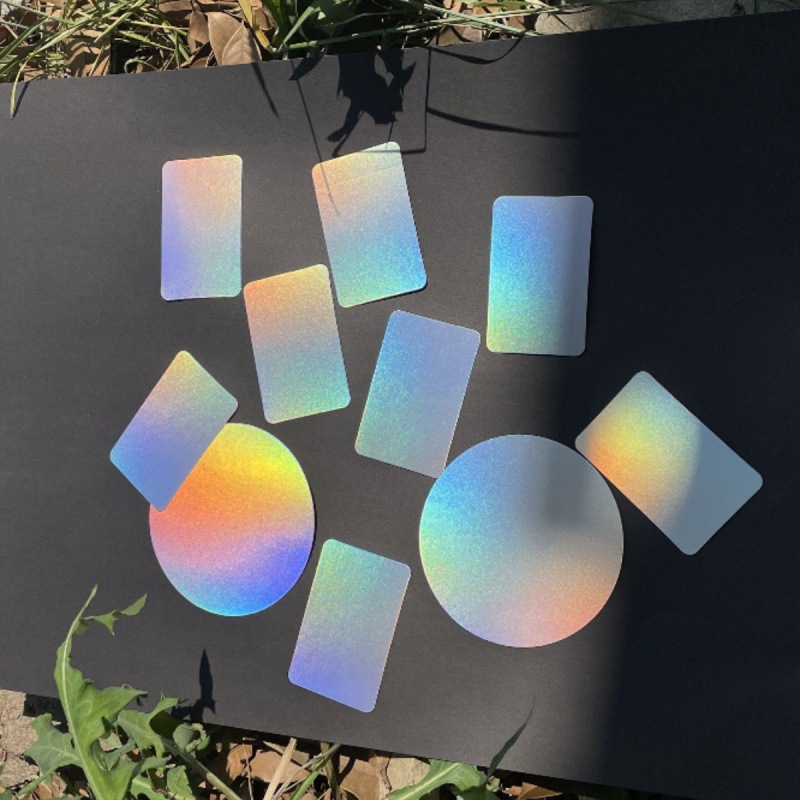 350g Thickeneded Colorful Frosted Laser Fantasy Paper Decorative Cardboard Multi-Purpose Gift Packaging Reflective Paper