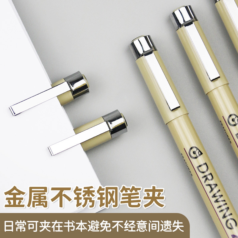 Needle pen cherry blossom with Gouline pen art cartoon drawing special marker pen hand-painted design pen suit wholesale