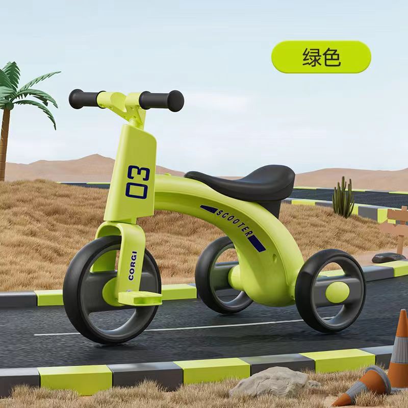 C Kidsren's Tricycle Baby Stroller Toddler Bicycle with Music Scooter Kids Stroller Pedal Car