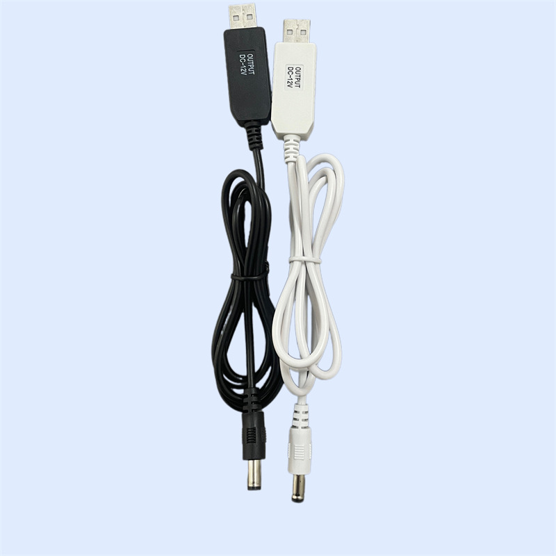 USB12V Boost Line Data Line Charger Charging Treasure Connection Router Sweeper Vacuum Cleaner Cross Border