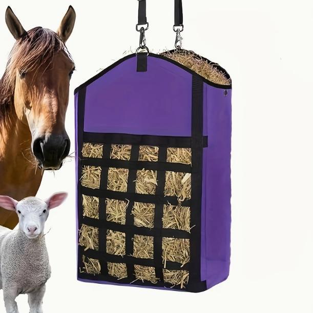 Cross-border New Large Capacity Horse Products Feeding Bag Hay Bag Portable Horse Bag Dry Grass Storage Bag