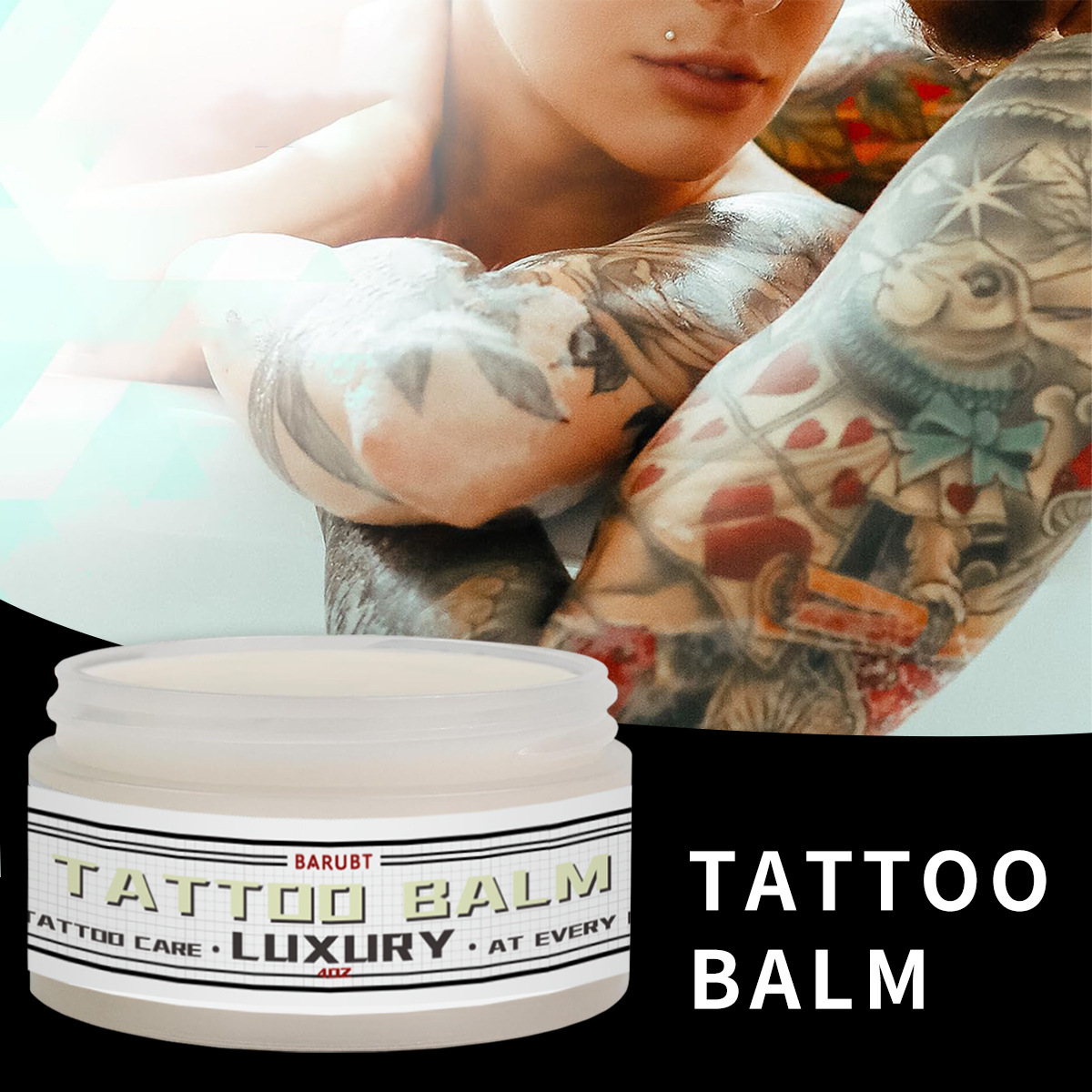 Cross-Border Spot Barubt Tattoo Care Cream Moisturizes and Nourishes the Skin, Displays Color, Mild Tattoo Tattoo Cream Soothes
