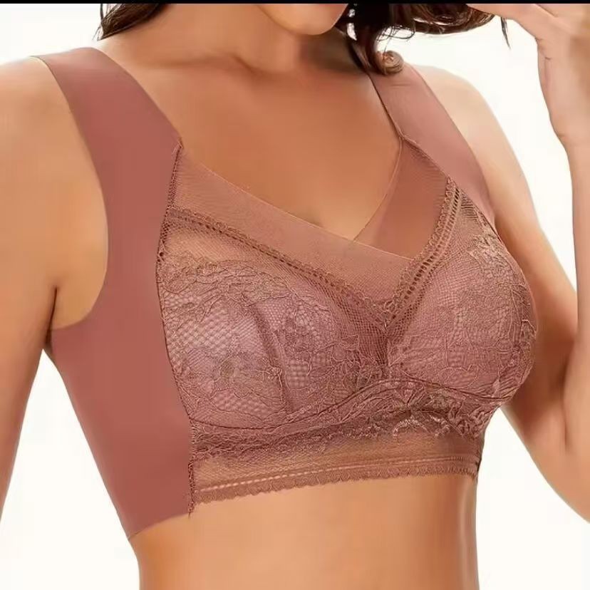 European and American Style Amazon Xiyin Foreign Trade Temu Seamless Bra Women's Underwear Women's Push-Up Plus Size