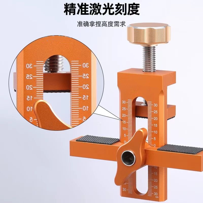 Cross-border cabinet door installation auxiliary tool holder cabinet door suitable double-layer board fast positioning artifact