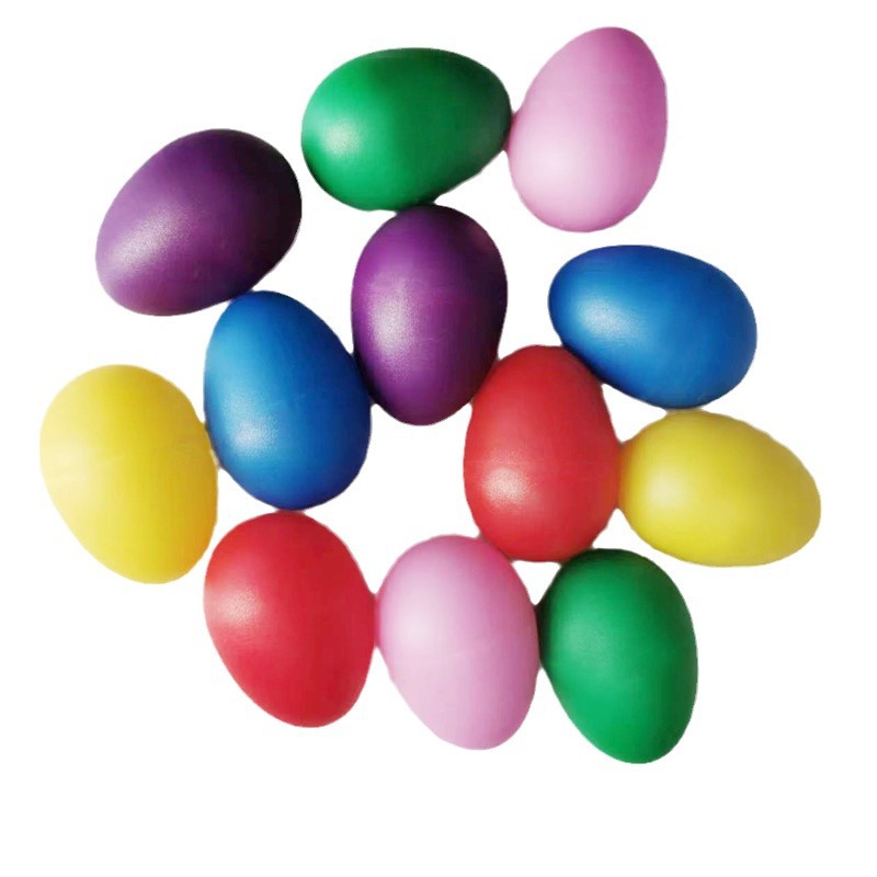 Wholesale Plastic Sand Egg Musical Instruments Colorfulful Sand Egg Children's Early Education Musical Instruments Orff Percussion Instruments